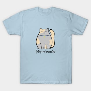 Feliz Miau-coles Happy Wednesday in Spanish T-Shirt